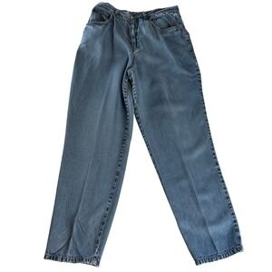 So Blue Relaxed Straight Leg Jeans Blue Tencel High Rise Mom Vintage USA 16